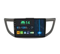 YUNTX 10.1 Pouces Android 14 Autoradio pour Honda CRV 2012-2016 | Octa-Core | 6Go 128Go | Intégré 4G LTE | CarPlay&Android Auto | DSP | Dab | QLED | Dual Band WiFi | Bluetooth 5.0