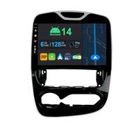 YUNTX 10.1 Pouces Android 14 Autoradio pour Renault Clio 4 Zoe 2013-2019 | Octa-Core | 6Go 128Go | Intégré 4G LTE | CarPlay&Android Auto | DSP | Dab | QLED | Dual Band WiFi