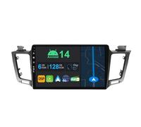 YUNTX 10.1 Pouces Android 14 Autoradio pour Toyota RAV4 2013-2018 | Octa-Core | 6Go 128Go | Intégré 4G LTE | CarPlay&Android Auto | DSP | Dab | QLED | Dual Band WiFi | Bluetooth 5.0