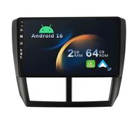 YUNTX [2+64G] Android 16 Radio avec Navigation pour Subaru Forester/Impreza 2007-2012: [Intégré CarPlay/Android Auto/GPS] -IPS 2.5D 9" Écran Tactile-Dab/Bluetooth 5.0/WiFi/2 Din/MirrorLink/USB/4G