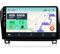 YUNTX [4+64G] 10.1" Android 16 2 Din Autoradio Fit pour Toyota Tundra(2007-2013)/Sequoia(2008-2017)-Gratuits Caméra&MIC - Soutien Dab/Commande au Volant/WiFi/Bluetooth 5.0 / Mirrorlink/CarPlay