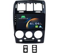 YUNTX [4+64G] Android 16 Autoradio pour Hyundai Getz 2001-2011:[Intégré CarPlay/Android Auto/GPS/Bluetooth 5.0/MirrorLink/Commande au Volant/USB/4G/WiFi/2 Din] -IPS 9" Écran Tactile