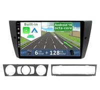 YUNTX [6GB+128GB] Android 15 2 Din Autoradio pour BMW E90/E91/E92/E93 (2005-2012)-[Built in CarPlay/Android Auto/DSP/GPS]-Écran Tactile IPS 2.5D 9-Camér MIC-Dab/Bluetooth 5.0/MirrorLink