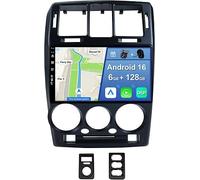 YUNTX [6GB+128GB] Android 16 2 Din Autoradio pour Hyundai Getz 2001-2011-[Intégré CarPlay/Android Auto/DSP/GPS]-IPS 9" Écran Tactile-CAM+MIC-Bluetooth 5.0/MirrorLink/360 Camera
