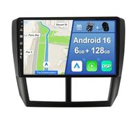 YUNTX [6GB+128GB] Android 16 2 Din Autoradio pour Subaru Forester/Impreza 2007-2012-[Intégré CarPlay/Android Auto/DSP/GPS]-IPS 2.5D 9" Écran Tactile-Camér MIC-Dab/Bluetooth 5.0/MirrorLink