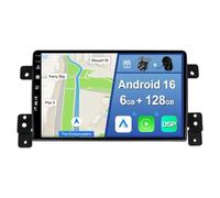 YUNTX [6GB+128GB] Android 16 Autoradio pour Suzuki Grand Vitara(2004-2015)-[Intégré CarPlay/Android Auto/DSP/GPS]-IPS 2.5D 9" Écran Tactile-Cam+MIC-Dab/Bluetooth 5.0/MirrorLink/Commande au Volant
