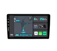 YUNTX [8GB+256GB] Android 14 2 Din Autoradio pour Audi A4 (B6/B7) | Seat Exeo-[Intégré CarPlay/Android Auto/DSP/GPS]-IPS 2.5D 9" Écran Tactile-Cam+MIC-Dab/Bluetooth 5.0/MirrorLink/Commande au Volant