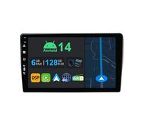 YUNTX 9 Pouces Android 14 Autoradio pour Audi A3 8P/8PA 2003-2013 | Octa-Core | 6Go 128Go | Intégré 4G LTE | CarPlay&Android Auto | DSP | Dab | HDMI | Dual Band WiFi | Bluetooth 5.0 | GPS