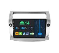 YUNTX 9 Pouces Android 14 Autoradio pour Citroen C4/C-Quatre/C-Triomphe 2004-2012 | Octa-Core | 6Go 128Go | Intégré 4G LTE | CarPlay&Android Auto | DSP | Dab | QLED | Dual Band WiFi