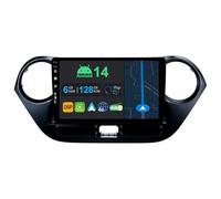 YUNTX 9 Pouces Android 14 Autoradio pour Hyundai i10 2014-2019 | Octa-Core | 6Go 128Go | Intégré 4G LTE | CarPlay&Android Auto | DSP | Dab | QLED | Dual Band WiFi