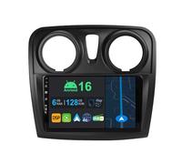 YUNTX 9 Pouces Android 16 Autoradio pour Dacia/Sandero 2014-2017 | Octa-Core | 6Go 128Go | Intégré 4G LTE | CarPlay&Android Auto | DSP | Dab | HDMI | Dual Band WiFi | Bluetooth 5.0 | GPS