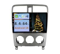 YUNTX Android 14 [4GB+64GB] 2 Din Autoradio pour Subaru Forester SG (2002-2008)-[Built in CarPlay/Android Auto/DSP/GPS]-Camér MIC-IPS 2.5D 9”-Soutien Dab/Commande au Volant/360 Caméra/Bluetooth 5.0