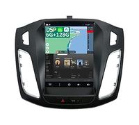 YUNTX Android 14 [6GB+128GB] 2 Din Autoradio pour Ford Focus (2010-2014)-[Built in CarPlay/Android Auto/DSP/GPS]-Gratuite Camér MIC-Soutien Dab/Commande au Volant/360 Caméra/Bluetooth 5.0/USB/IPS