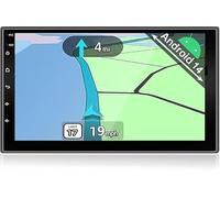 YUNTX Android 14 Double Din Autoradio - GPS 2 Din - Caméra arrière GRATUITES - 7 Pouce - Soutien Dab+ / Commande au Volant / 4G / WiFi/Bluetooth/Mirrorlink/USB/SD/Carplay/FM/AM/RDS