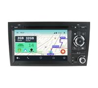 YUNTX Android 14 Radio avec Navigation pour Audi A4 (B6/B7) | Seat Exeo: [Intégré CarPlay/Android Auto/GPS] -IPS 2.5D Écran Tactile-Dab/Bluetooth 5.0/MirrorLink/Commande au Volant/USB/4G/WiFi/2 Din