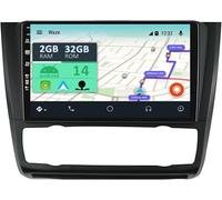 YUNTX Android 14 Radio avec Navigation pour BMW 1 Series E81 E82 E87 E88 (2008-2012): Caméra Arrière Gratuite-9 Pouce Écran Tactile-Dab/CarPlay/Android Auto/GPS/Bluetooth 5.0/WiFi/2 Din/USB/WiFi/4G