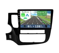 YUNTX Android 15 [6GB+128GB] 2 Din Autoradio pour Mitsubishi Outlander 2012-2018-[Built in CarPlay/Android Auto/DSP/GPS]-Gratuite Caméra&MIC-Soutien Dab/Commande au Volant/360 Caméra/Bluetooth 5.0