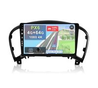 YUNTX [PX6-4G+64G] Android 14 Autoradio pour Nissan Juke/ YF15 Infiniti ESQ (2010-2017)-GPS 2 Din-Gratuite Caméra-Écran Tactile IPS 9 Pouces-Soutien Dab/Commande au Volant/Bluetooth 5.0/Mirrorlink