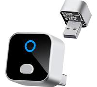Yunvolx Adaptateur automatique sans fil CarPlay et Android, mini taille Plug & Play WiFi 6 et Bluetooth 5.4, reconnexion automatique rapide, compatible avec iOS 10+/Android 11+, fonctionne avec les