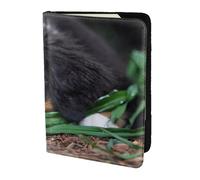 YUNWEIKEJI Beau Bouvier Bernois, Porte-Passeport Portefeuille de Voyage en Cuir PU Étui pour Passeport Couvre-Passeport 5,5 Pouces