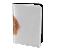 YUNWEIKEJI Cavalier Roi Charles Spaniel, Porte-Passeport Portefeuille de Voyage en Cuir PU Étui pour Passeport Couvre-Passeport 5,5 Pouces