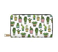 YUNWEIKEJI Coloré Assez Succulent, Portefeuille de Grande capacité pour Hommes Femmes Portefeuilles Carte de crédit Portefeuille en Cuir Microfibre