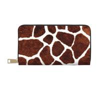 YUNWEIKEJI Conception de Motif de Girafe Africaine, Portefeuille de Grande capacité pour Hommes Femmes Portefeuilles Carte de crédit Portefeuille en Cuir Microfibre