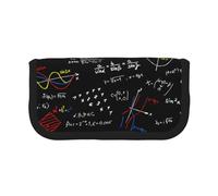 YUNWEIKEJI Formules mathématiques d'équations mathématiques, Trousse à Crayons, Pochette à Crayons en Toile, Trousse à Crayons de Grande capacité, Trousse à cosmétiques