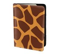 YUNWEIKEJI Impression Girafe Imprimer, Porte-Passeport Portefeuille de Voyage en Cuir PU Étui pour Passeport Couvre-Passeport 5,5 Pouces