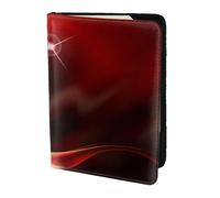 YUNWEIKEJI Imprimé Flamme Rouge, Porte-Passeport Portefeuille de Voyage en Cuir PU Étui pour Passeport Couvre-Passeport 5,5 Pouces