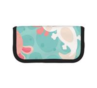 YUNWEIKEJI Kawaii bébé Mignon Axolotl, Trousse à Crayons, Pochette à Crayons en Toile, Trousse à Crayons de Grande capacité, Trousse à cosmétiques