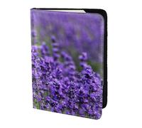 YUNWEIKEJI Lavande Violette, Porte-Passeport Portefeuille de Voyage en Cuir PU Étui pour Passeport Couvre-Passeport 5,5 Pouces