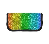 YUNWEIKEJI on dirait Un Arc-en-Ciel avec des Paillettes, Trousse à Crayons, Pochette à Crayons en Toile, Trousse à Crayons de Grande capacité, Trousse à cosmétiques