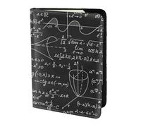 YUNWEIKEJI Prof de Maths, Porte-Passeport Portefeuille de Voyage en Cuir PU Étui pour Passeport Couvre-Passeport 5,5 Pouces