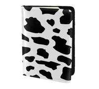 YUNWEIKEJI Vache (Petits caractères), Porte-Passeport Portefeuille de Voyage en Cuir PU Étui pour Passeport Couvre-Passeport 5,5 Pouces