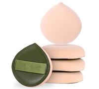 Yunxiao88 Lot de 5 éponges de maquillage pour fond de teint et poudre pressée, sans latex pour liquide, poudre pressée et crème pressée pour débutants