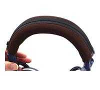YunYiYi 1 bandeau de rechange avec coussins à fermeture éclair, compatible avec les casques Audio-Technica ATH-MSR7 ATH-M50X ATH-M20 ATH-M30 ATH-M40 ATH-M40X ATH-SX1 (marron)