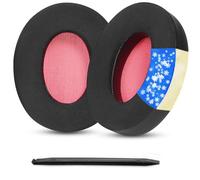 YunYiYi Coussinets de rechange en gel rafraîchissant compatibles avec les casques Bluetooth Teufel Mute BT/Teufel Mute - Avec tissu de soie glacée d'épaisseur supplémentaire (CG noir)