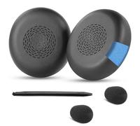 YunYiYi Evolve2 75 Coussinets de rechange compatibles avec les casques Jabra Evolve2 75 PC (ne conviennent pas à Evolve 75), coussinets en mousse à mémoire de forme plus douce, mousse d'isolation
