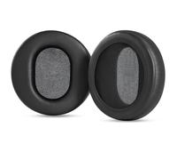 YunYiYi HA-RX300 Coussinets de rechange compatibles avec JVC HA-RX500 HA-RX300 HA-RX330 Coussinets d'oreille en cuir protéiné plus doux Haute densité Antibruit Coussinets ronds en mousse 90 mm