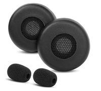 YunYiYi HSC040W Evolve 75 UC Coussin d'oreille de rechange compatible avec casque sans fil Bluetooth Jabra Evolve 75 UC