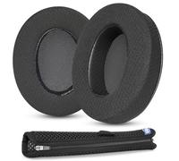 YunYiYi SRH440A Coussinets de rechange pour casque Shure SRH840 | Coussins avec tissu en maille, pour casque SRH940 SRH1540 - Noir