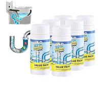 YunYoud Déboucheur Pro pour Canalisations,Deboucheur De Canalisation,Sink and Drain Cleaner,Deboucheur Evier,Nettoyant Puissant pour Canalisations,Déboucheur pour Cuisine Et Salle De Bain(6PC)