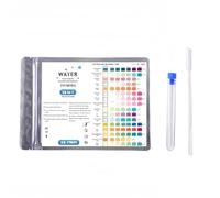 YUNYU 50 Bandelettes de Test d'Eau Potable 16-en-1 - Kit de Test 16 Paramètres pour Eau du Robinet, Piscine, Spa & Aquarium - Analyse Dureté, Plomb, Fer, Cuivre, pH, Chlore