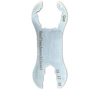 YUNYU Clé cylindrique en acier inoxydable - Clé de réglage multifonction avec décapsuleur intégré, outil de camping en plein air pour réservoirs de propane et de butane