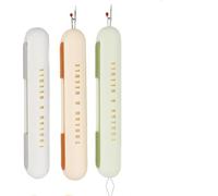 YUNYU Lot de 3 aides à coudre 2 en 1 - Enfile-aiguille et découseur en marron/beige/vert | Mécanisme de rétractation sûr | Accessoire de couture pratique pour débutants et professionnels