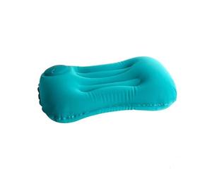 YUNYU Oreiller de Camping Gonflable ultraléger pour Adultes - Oreiller Compact Compressible avec Masque pour Les Yeux et Bouchons d'oreilles, Portable, Pliable, carré, Plage, pour la randonnée, la