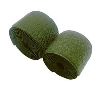 YunYunStrap 25mm de large Vert olive coudre sur ruban auto-agrippant Ensemble d’attaches en tissu de nylon non adhésif pour sacs à main Vêtements Chaussures Sacs à dos Bricolage