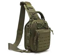 YunYunStrap Sacs à Bandoulière Militaires Tactiques Compact pour Escalade, Camping, Pêche, Randonnée