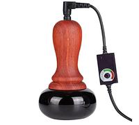 YUNZHIDUAN Masseur Électrique Aux Pierres Chaudes, Pierres De Massage avec Kit De Chauffage, GuaSha, Pierres Chaudes en Basalte avec Kit De Chauffage pour Massage À Domicile, 1pc